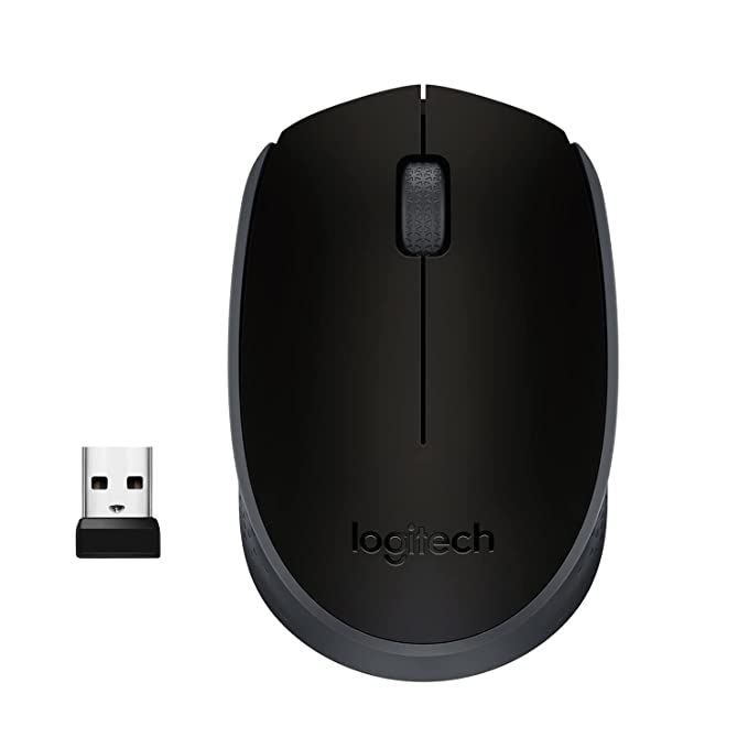 Logitech B170 Wireless Mouse, 2.4 GHz with USB Nano Receiver, Optical Tracking, 12-Months Battery Life, Ambidextrous, PC/Mac/Laptop - Black Logitech B170 Wireless Mouse, 2.4 GHz with USB Nano Receiver, Optical Tracking, 12-Months Battery Life, Ambidextrous, PC/Mac/Laptop - Black